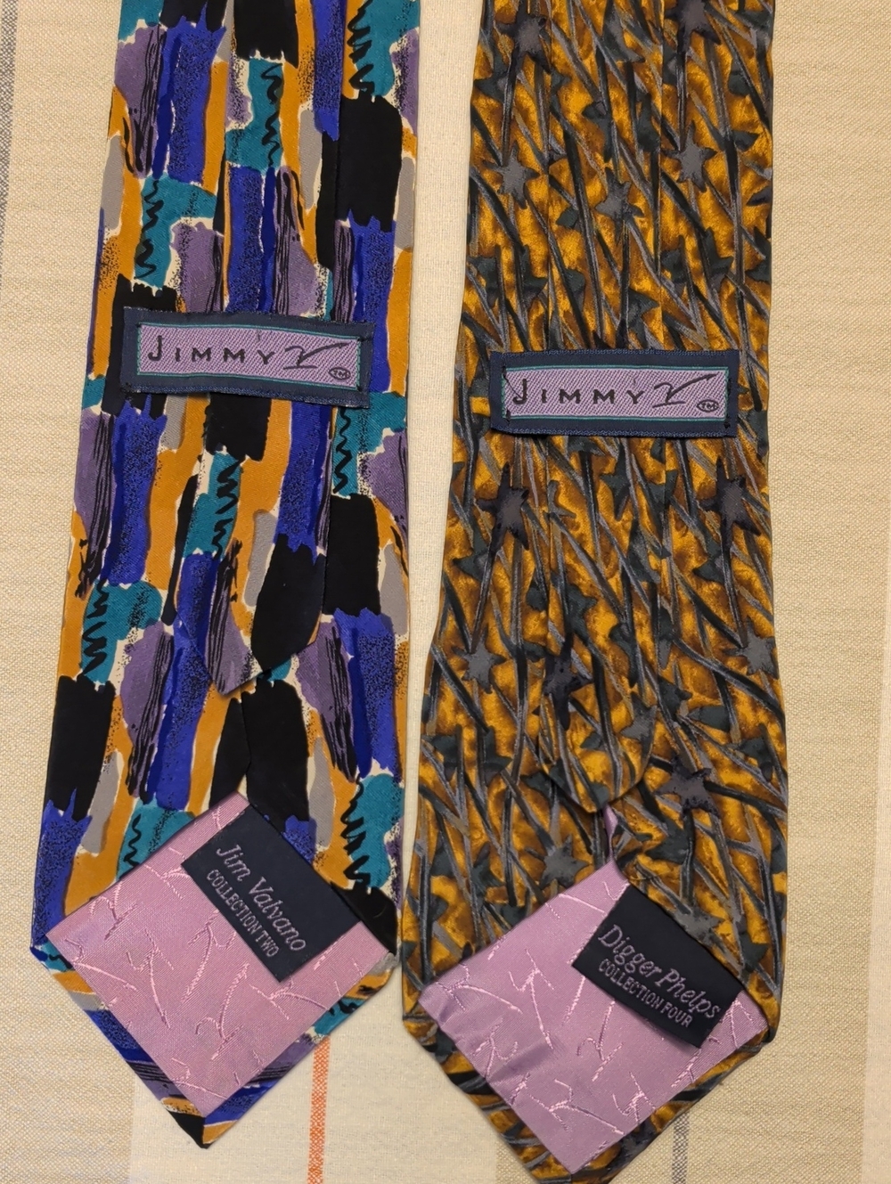 Jimmy V Collection Two silk tie